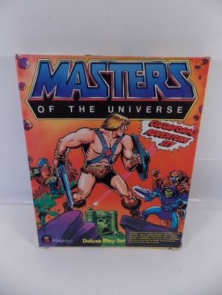 Masters Of The Universe Colorforms Deluxe Play Set W/box 1983 Motu He - Man