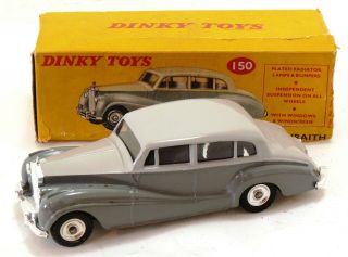 Dinky Toys Rolls Royce Silver Wraith Boxed Exc,  34606