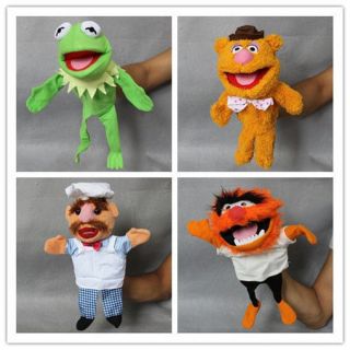Muppets Most Wanted Show Kermit The Frog Plush Doll Hand Puppet Toy Gift