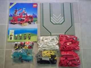 Lego 6389 Classic Town Fire Control Center Fire Station W/instructions