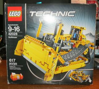 Lego Technic 42028 Creator 2 - In - 1 " Bulldozer " - Complete W/box