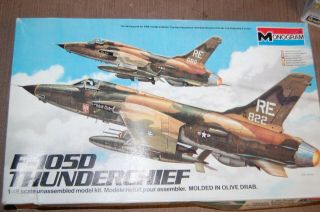 1/48 Monogram Republic F - 105d Thunderchief Usaf Vietnam Jet Strike Fighter Niob