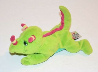 1997 Scholastic Side Kicks Magic School Bus Liz The Lizard 9 " Beanbag Plush Toy