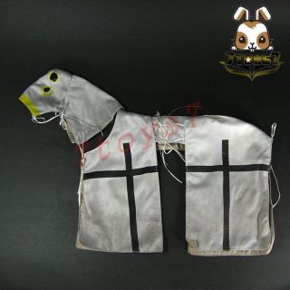 Aci Toys 1/6 H03 War Horse For Teutonic Knight_ Horse Blanket _medieval At093xa