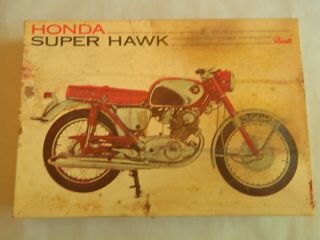 Vintage Model Motorcycle,  1/8 Scale Revell Honda Hawk