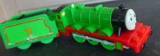 Thomas the Tank Engine and Friends Henry and Tender Trackmaster Motorized Train 4