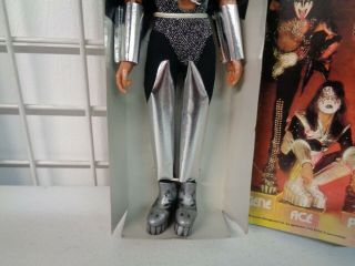 VINTAGE 1978 AUCOIN MEGO CORP KISS ROCK BAND GENE SIMMONS DOLL FIGURE W/ BOX 4
