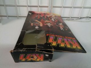 VINTAGE 1978 AUCOIN MEGO CORP KISS ROCK BAND GENE SIMMONS DOLL FIGURE W/ BOX 7