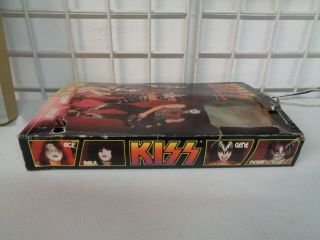 VINTAGE 1978 AUCOIN MEGO CORP KISS ROCK BAND GENE SIMMONS DOLL FIGURE W/ BOX 8