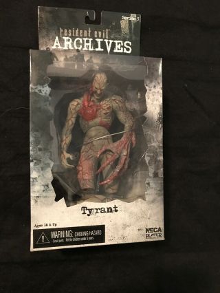 Resident Evil Archives Action Figure Series 3 Rare Tyrant Nip Neca Player
