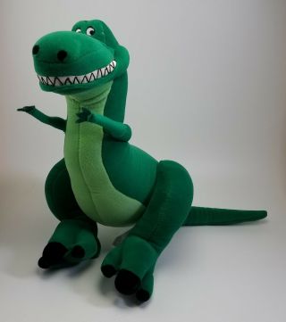 Euc Disney Toy Story Rex Dinosaur Plush 25 " Posable Hard To Find Version Of Rex