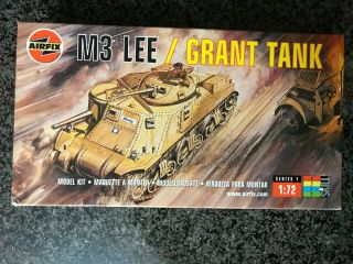Airfix M3 Lee/grant Tank 1/72 Vintage Complete