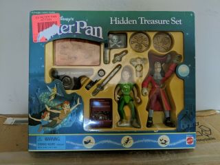 Disney Peter Pan Hidden Treasure Set,  Mattel 1998.