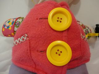 Dressy Bessy Playskool 2001 Soft Stuffed Doll Learn How to Use Buttons Buckles 4