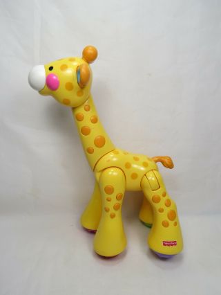 Fisher Price Animals Click Sounds Giraffe Great Gift B29 1