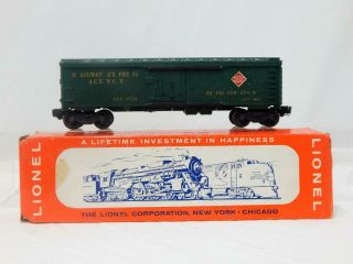 Boxed Lionel Trains 6572 Railway Express Agency Rea Reefer Postwar 1958 - 59