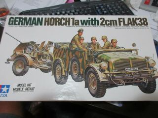 Tamiya 1/35th Scale German Horch W/ 2cm Flak 38 Kit (mm205)