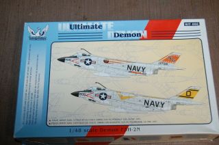 1/48 Grand Phoenix Ultimate Demon Mcdonnell F3h - 2n Cold War Navy Jet Fighter