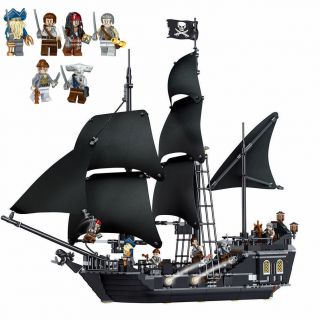 The Black Pearl Pirates Of The Caribbean 4184 Pirate Ship Compatible Set.  16006