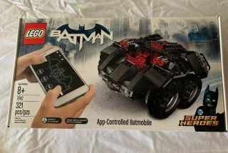 Lego Dc Heroes Rc Batman Car 76112 App - Controlled Batmobile Build Toy Set