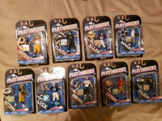 Nfl Playmakers Series.  4in Action Figure Mcfarlane Toys.  Full Set Of 9