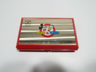 Nintendo Game Watch Mickey & Donald Handheld Electronic Multi - Screen 1982 DM - 53 2