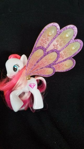 My Little Pony 3 " Brushable Diamond Rose Crystal Empire Glitter Wing 2012