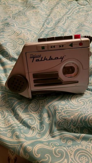 Vintage Home Alone Deluxe Talkboy Cassette Tape Recorder With Tape