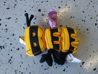 Pbs Word World Magnetic Pull - Apart Bee Plush Stuffed Toy (2007)