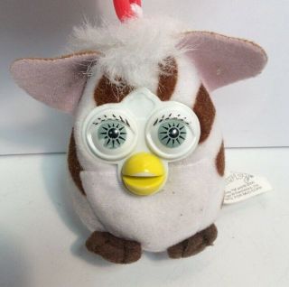 Furby 4” Plush Keychain Backpack Clip On Toy Mcdonalds Tiger Electronics