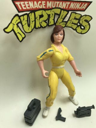 1988 April O’neil Teenage Mutant Ninja Turtles TMNT Vintage Figure 3
