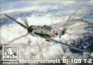 Brengun Models 1/72 Messerschmitt Bf - 109 T - 2 German Wwii Fighter