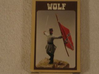 Wolf Miniatures 1/32 Scale White Metal Confederate Soldiers
