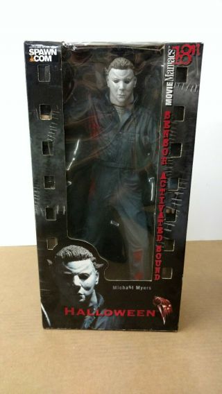 Mcfarlane Toys Movie Maniacs 18” Michael Myers Halloween Activated Sound