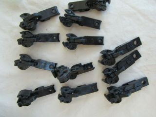 (12) Ea Aristocraft G - Scale Knuckle Couplers W/mounting Bracket -