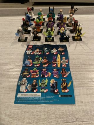 Lego 71020 - Batman Movie Series 2 - Collectible Mini Figure Set - 20 Minifigs