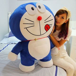 2019 Doraemon Giant Large Stuffed Cartoon 80cm Soft Plush Toy Doll Gift 2.  6ft