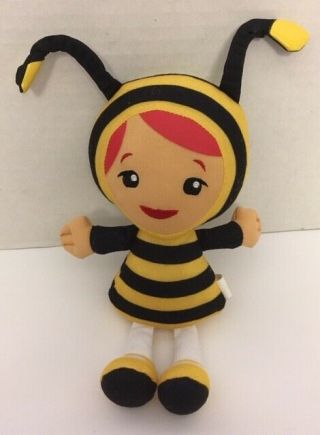 Team Umizoomi Milli Bumble Bee Plush Doll 9 " Fisher Price 2012 Nickelodeon