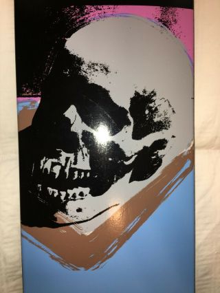 Alien Workshop Andy Warhol A.  V.  E.  Anthony Van Engelen Skull Painting Deck