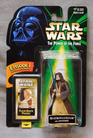 Star Wars The Power Of The Force Ben (obi - Wan) Kenobi - Green Card