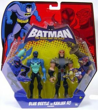 Batman The Brave And The Bold Blue Beetle & Kanjar Ro Action Figure 2 - Pack
