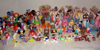 100 Vintage Mcdonald Happymeal Disney Mattel & Other Toys