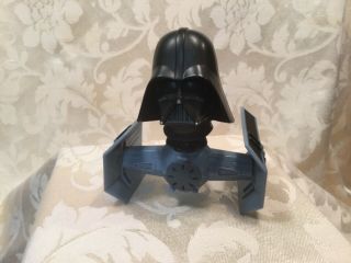 Star Wars Mcdonalds Happy Meal Toy Darth Vader 2008 Bobblehead Tie Fighter