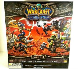 World Of Warcraft Miniatures Game Core Set Deluxe Edition Complete And