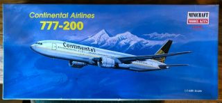 Minicraft 1:144 Boeing 777 - 200 Continental Airlines 14478