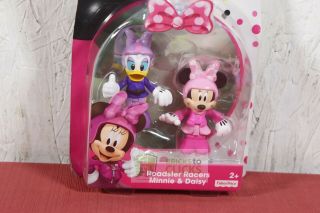 Fisher - Price Disney Minnie Mouse Roadster Racers Minnie & Daisy Figure 2pk 2