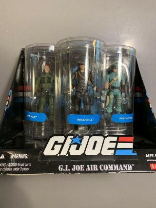 Gi Joe 2008 Air Command 25th Anniversary 30th Mib Officers Poc Ace