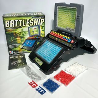 Electronic Battleship Advanced Mission 100 Complete 2005 Hasbro