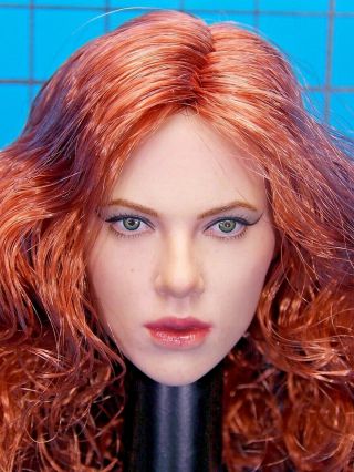 Hot Toys 1:6 Mms124 Iron Man 2 Black Widow Figure - Scarlett Johansson Head