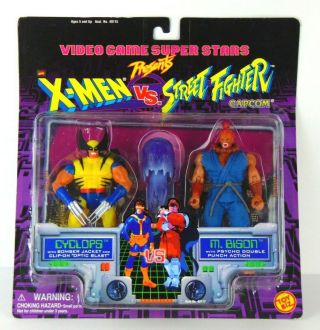 Error Package Capcom X - Men Vs Street Fighter Action Figures Set Wolverine Akuma